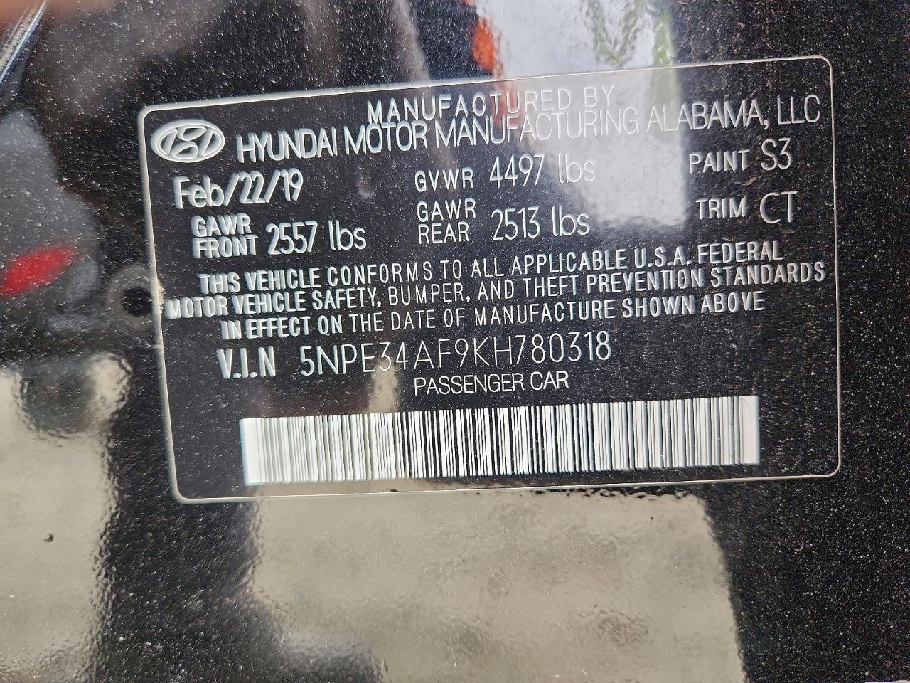 Hyundai SONATA Sel
