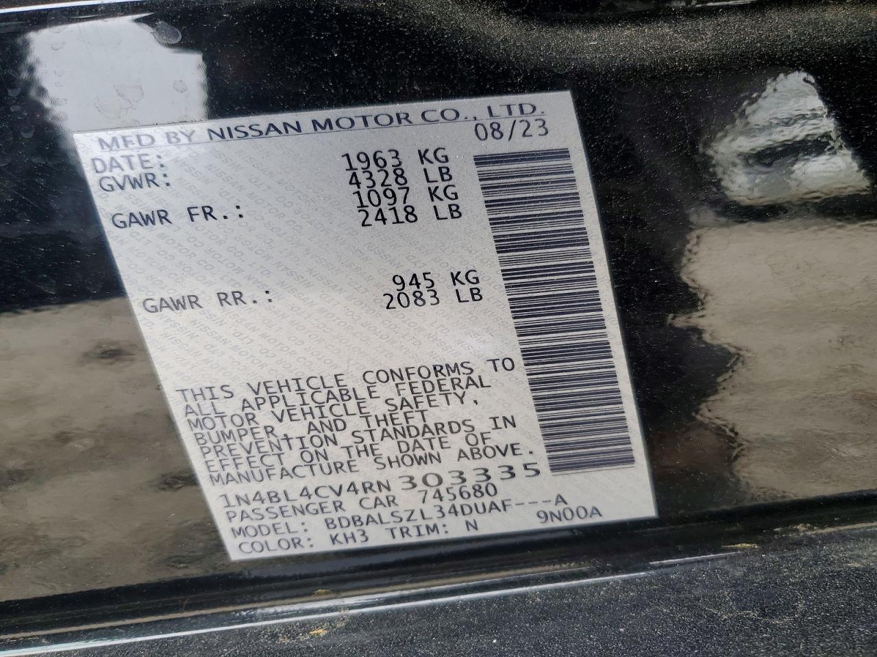 Nissan Altima Sr