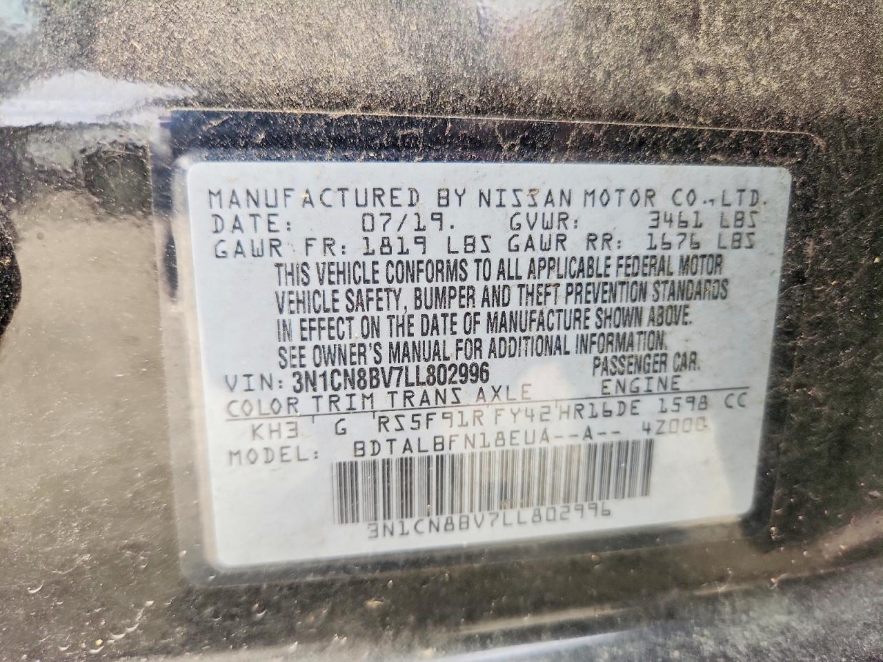 Nissan Versa S
