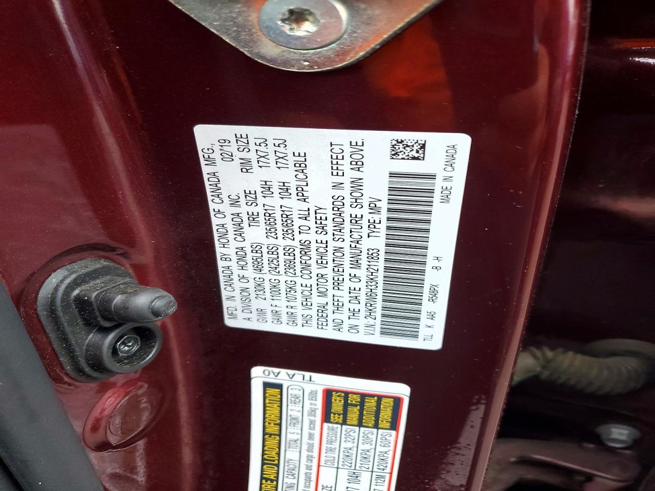 Honda Crv Lx
