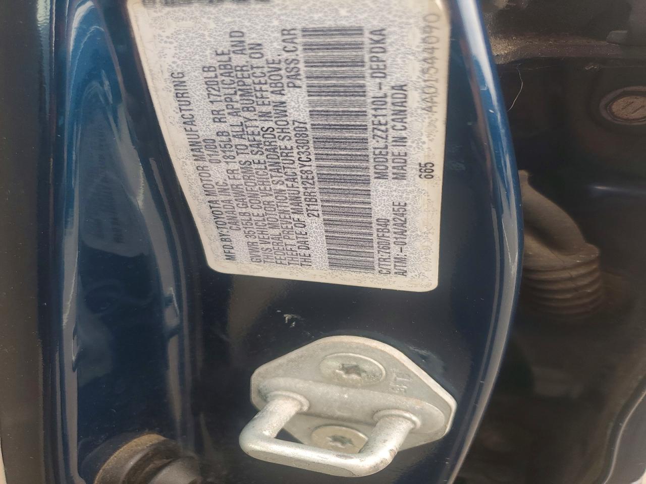 Toyota Corolla Ve