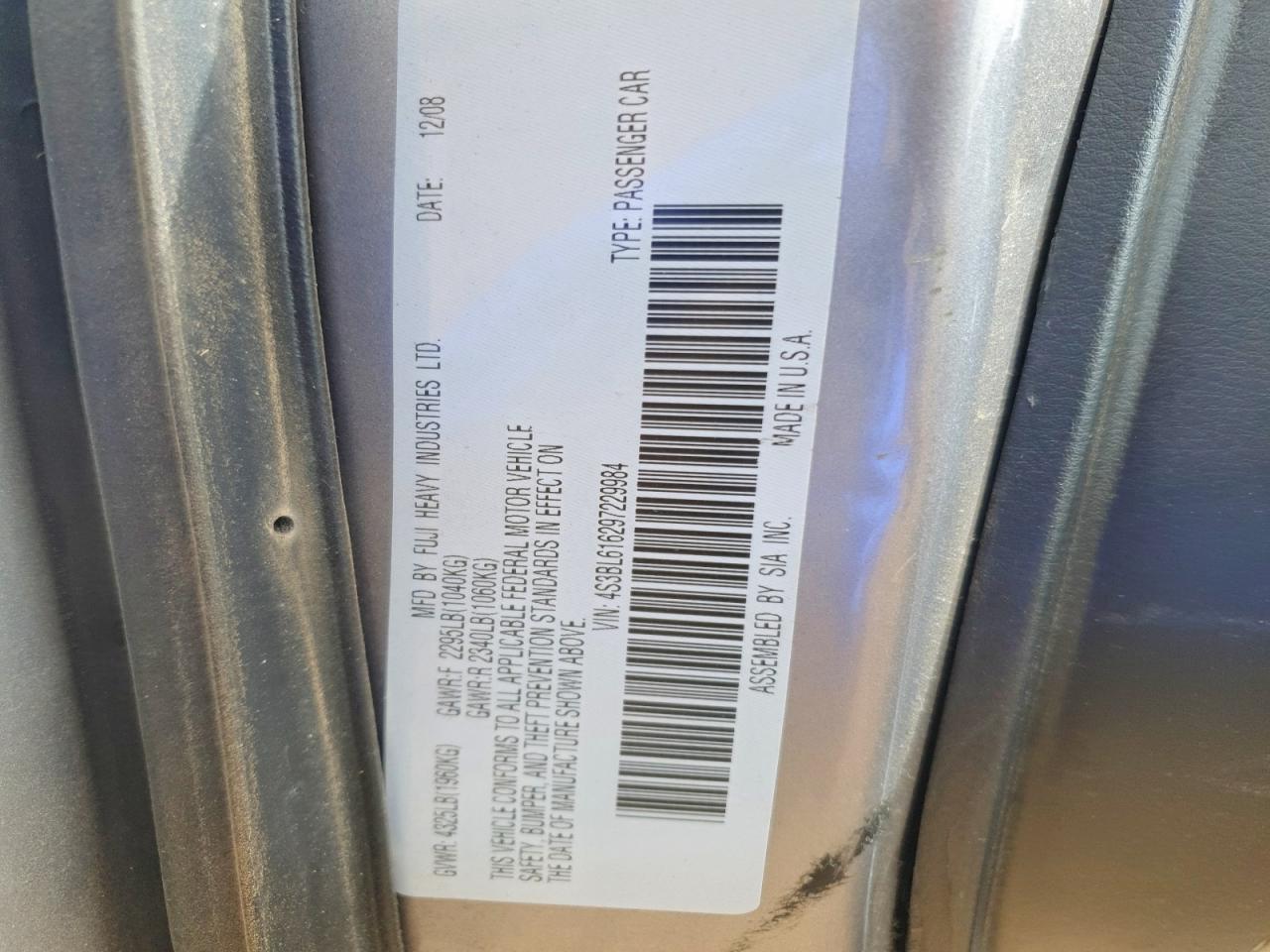 Subaru Legacy 2.5i