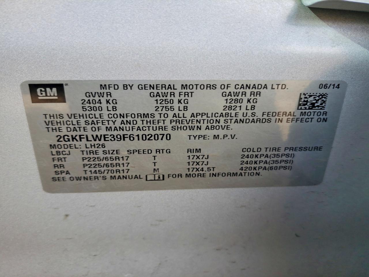 GMC Terrain Sle