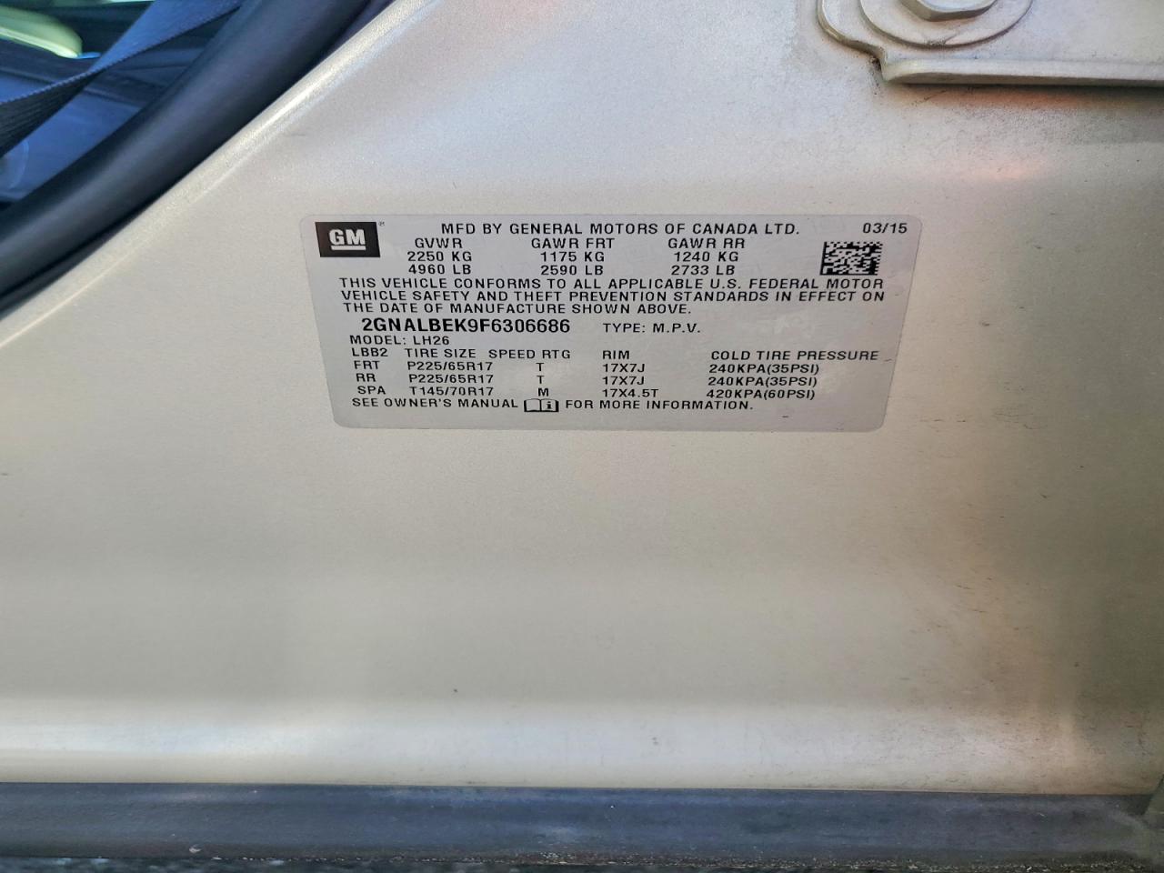 Chevrolet Equinox Lt