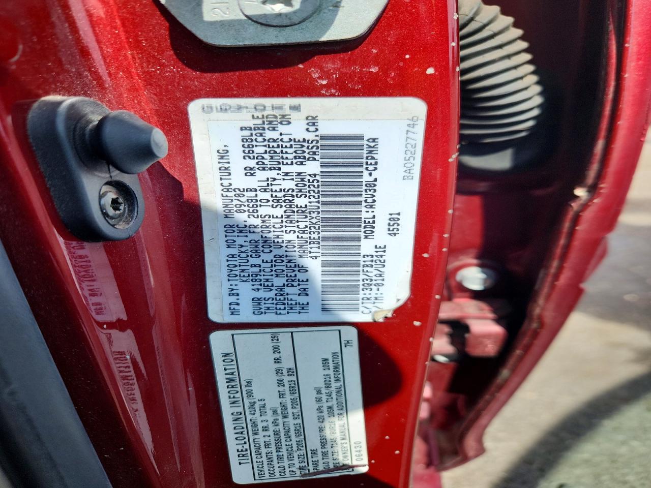Toyota Camry Le