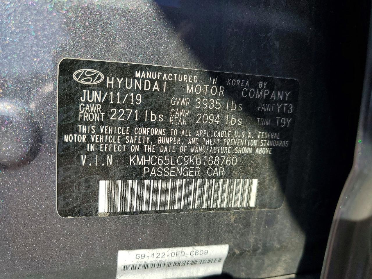 Hyundai Ioniq Blue