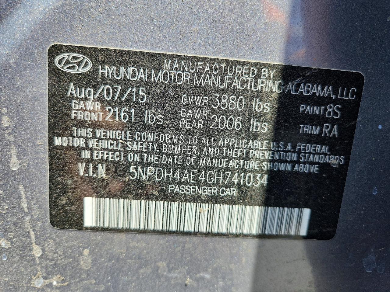 Hyundai ELANTRA Se