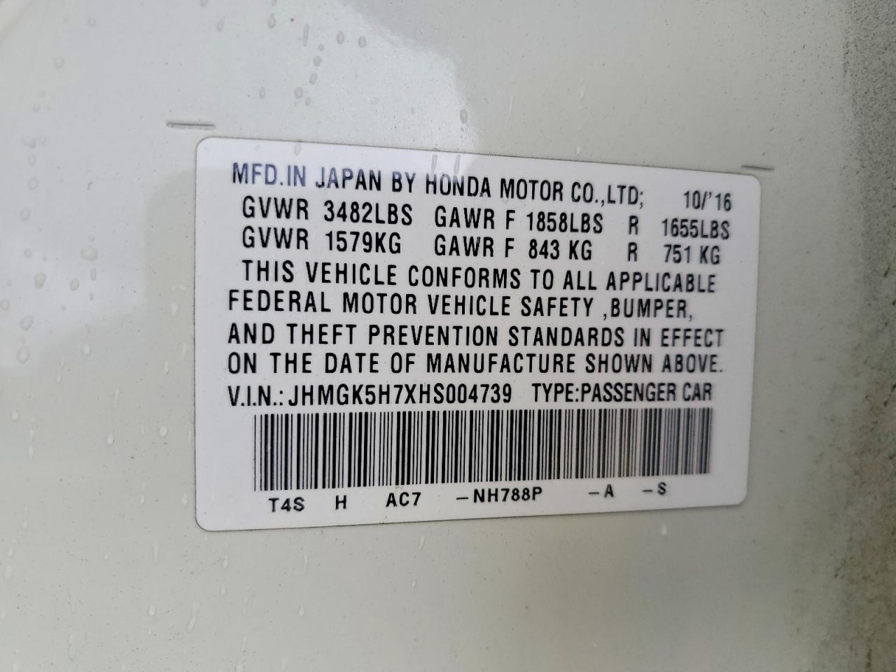 Honda Fit Ex
