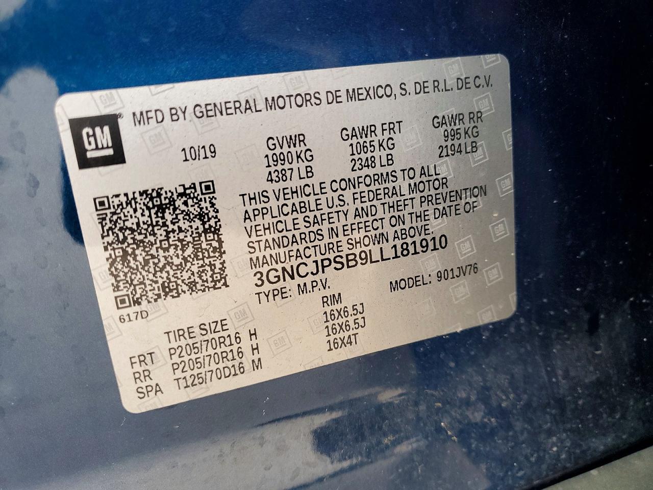 Chevrolet Trax 1lt
