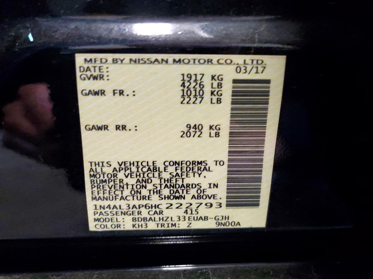 Nissan Altima 2.5 Sr