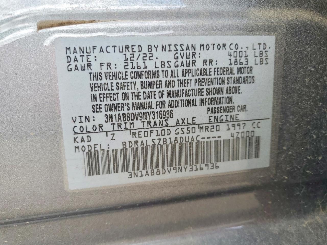 Nissan Sentra Sr