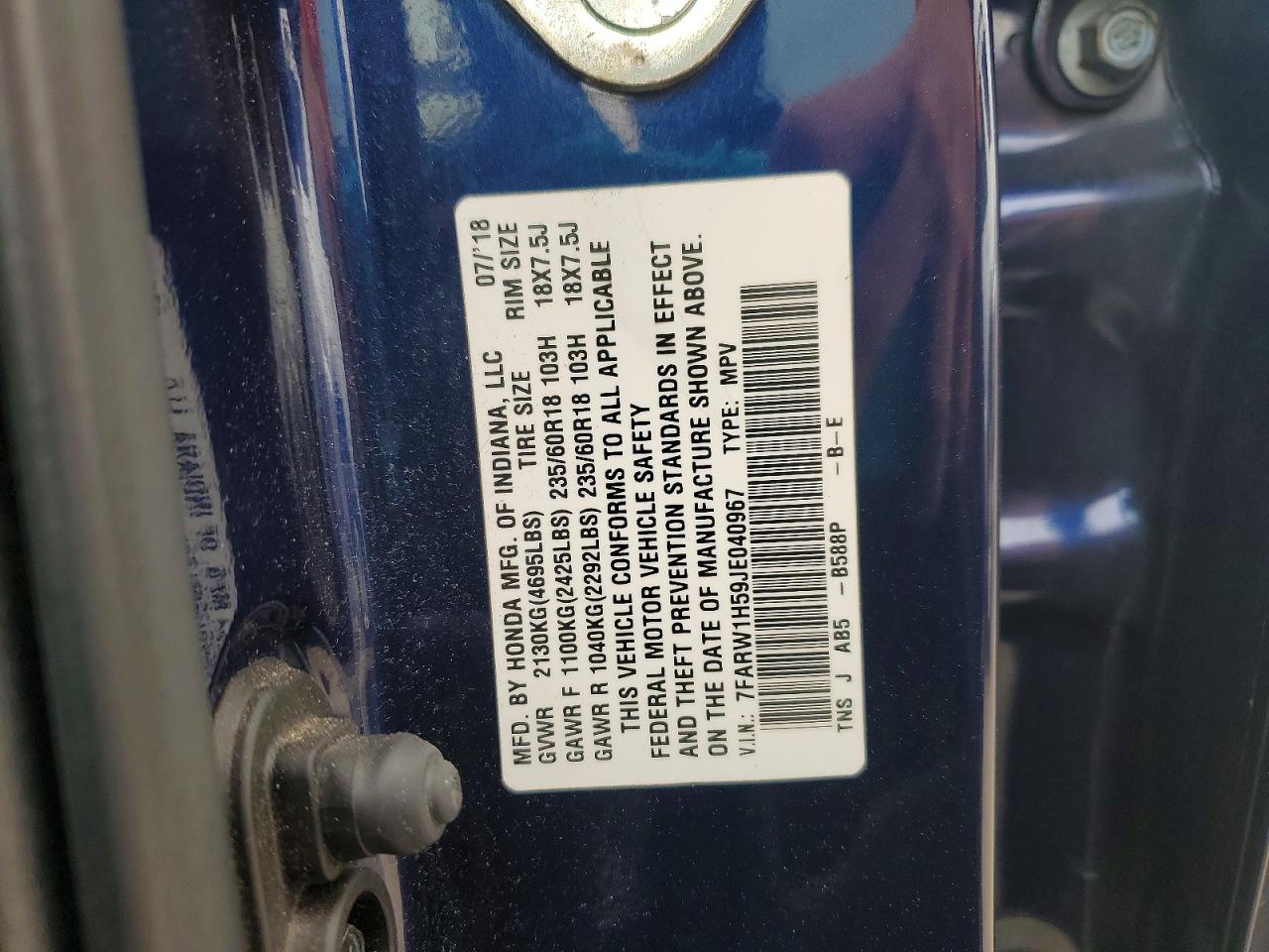 Honda Crv Ex