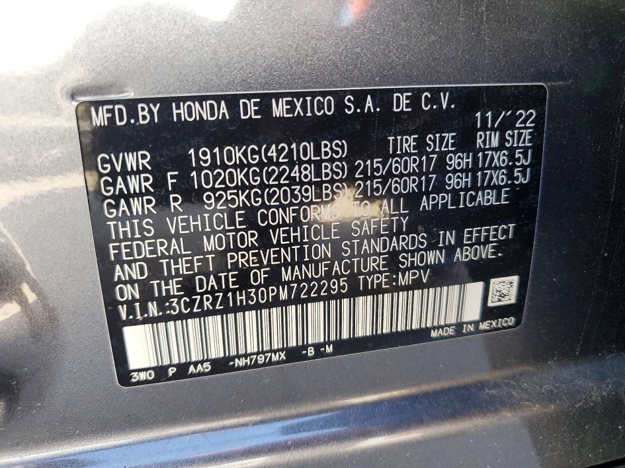 Honda HR-V Lx
