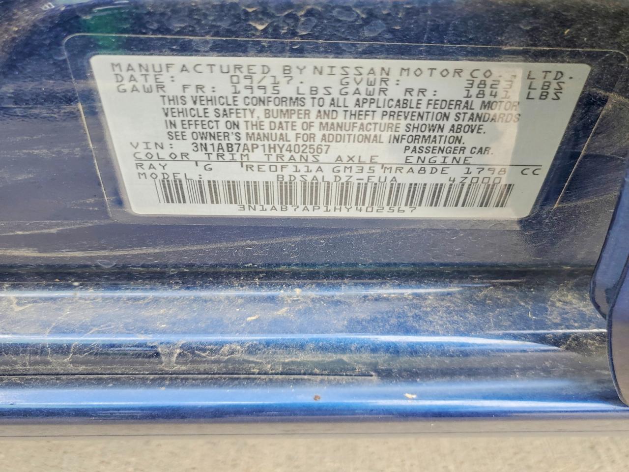 Nissan Sentra Sv