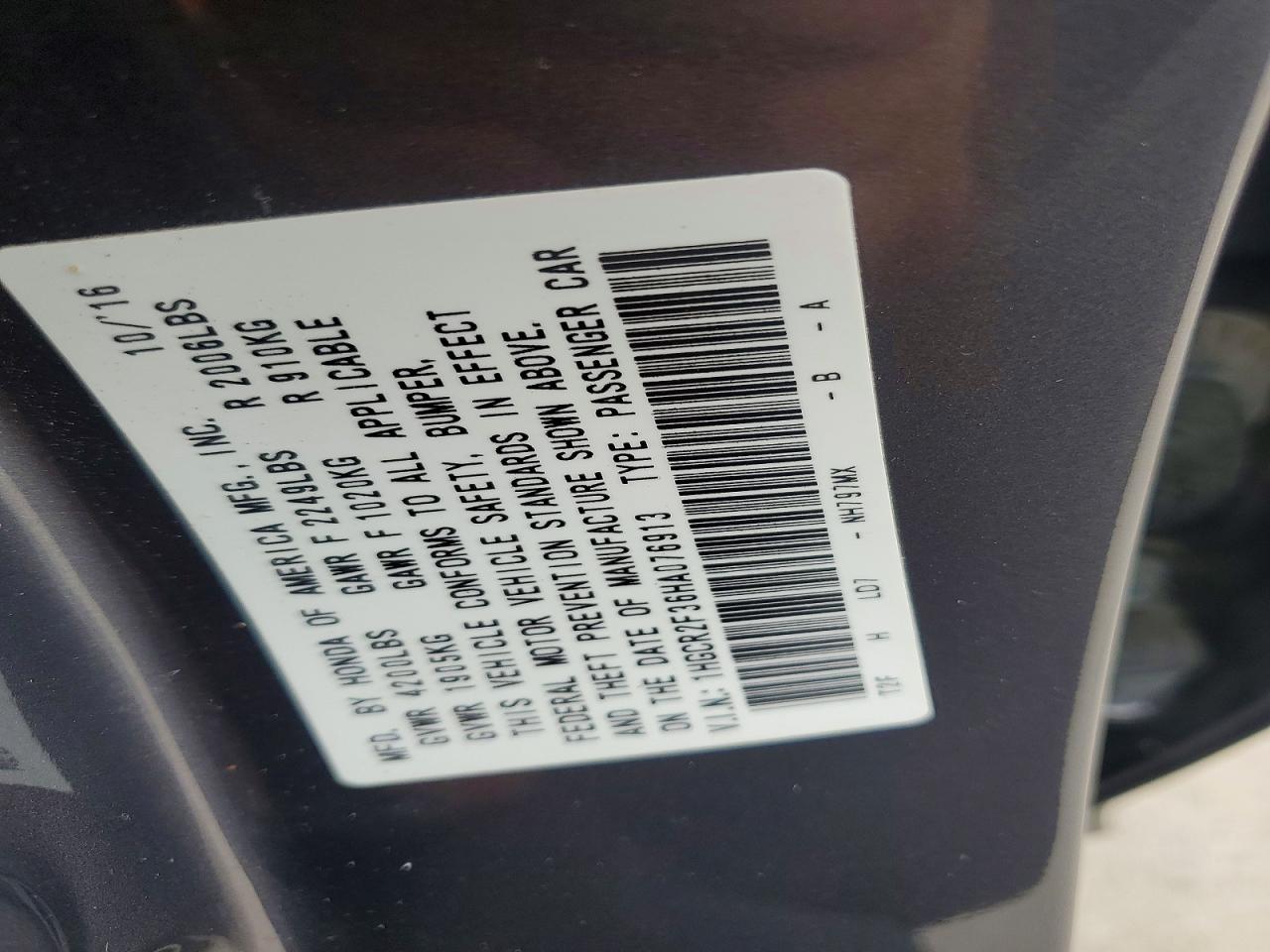 Honda Accord Lx
