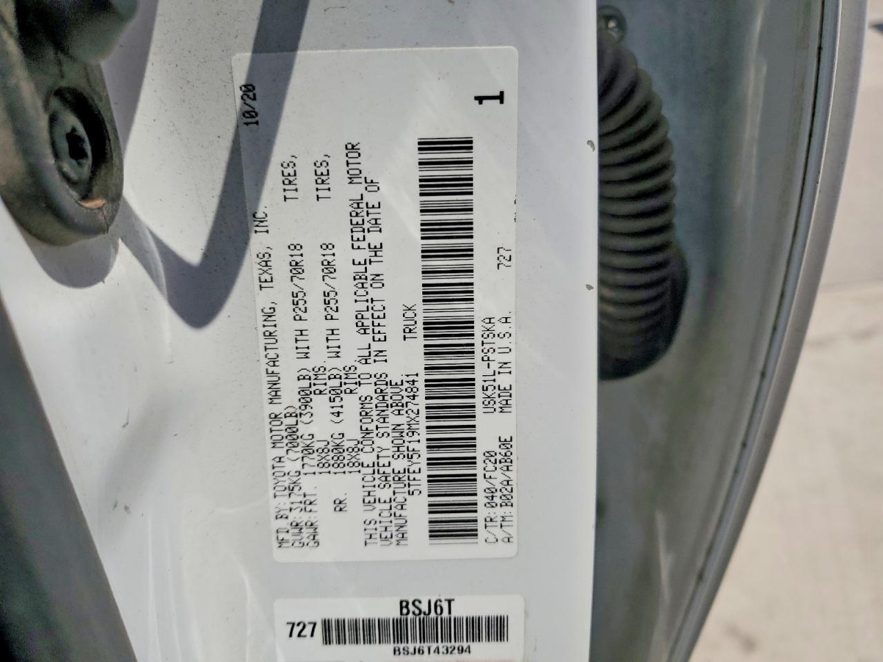 Toyota Tundra Crewmax Sr5