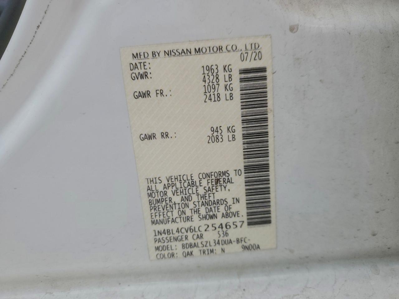 Nissan Altima Sr