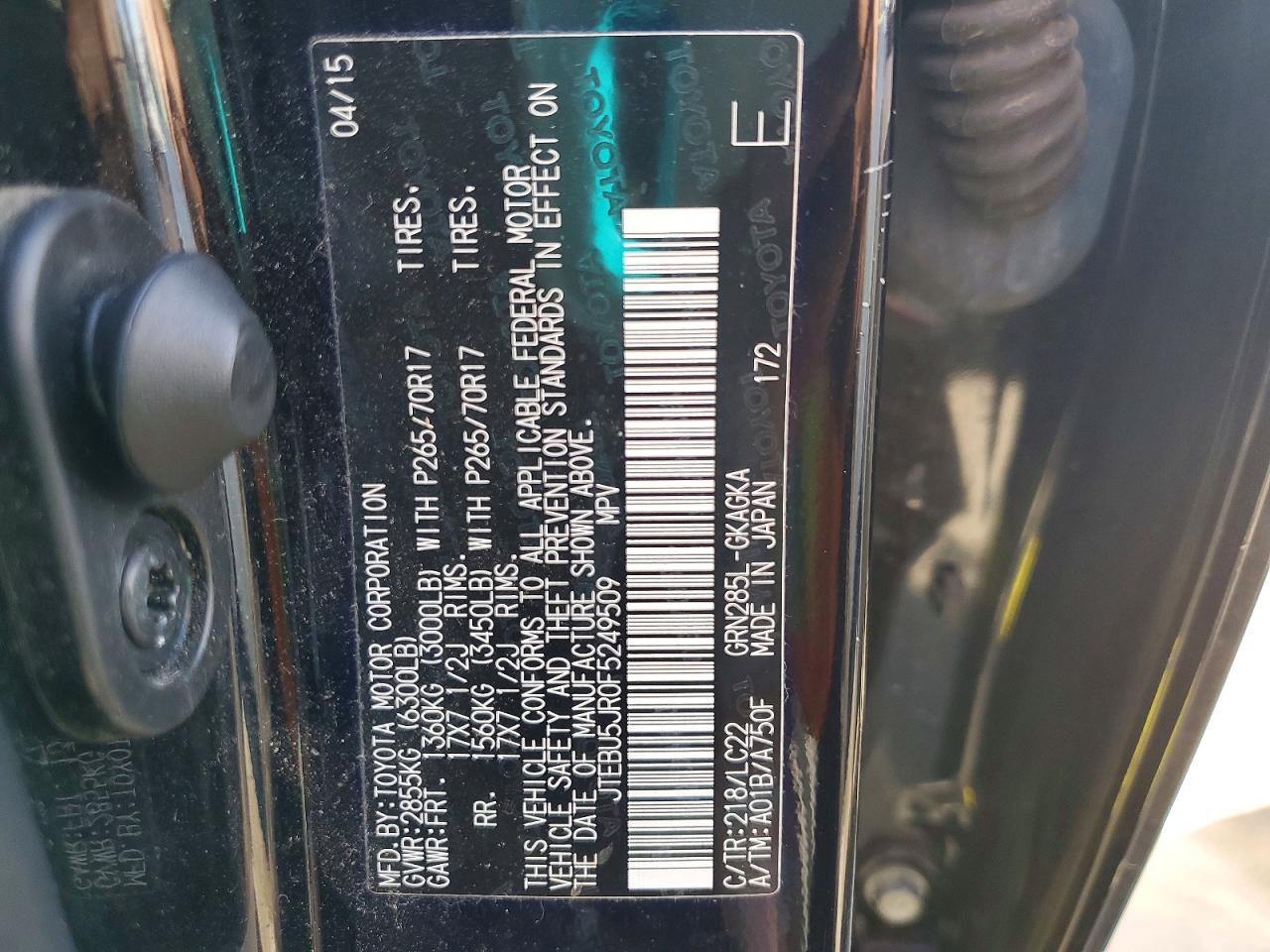 Toyota 4Runner Sr5/sr5 Premium