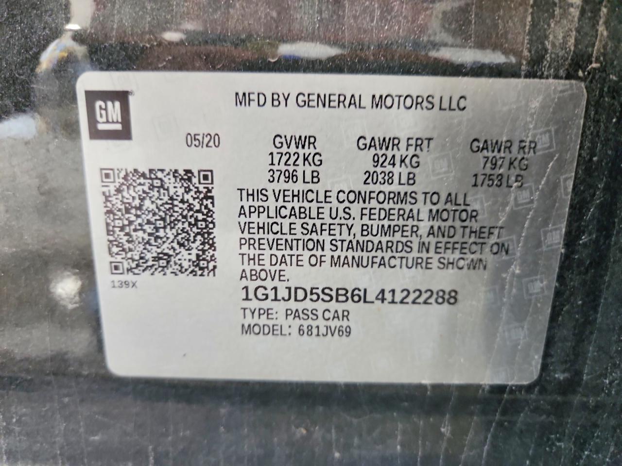 Chevrolet Sonic Lt