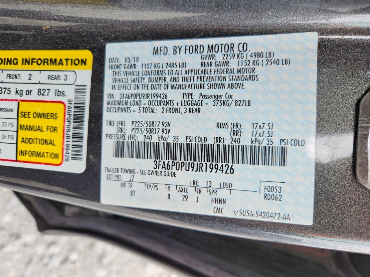 Ford Fusion Se Phev