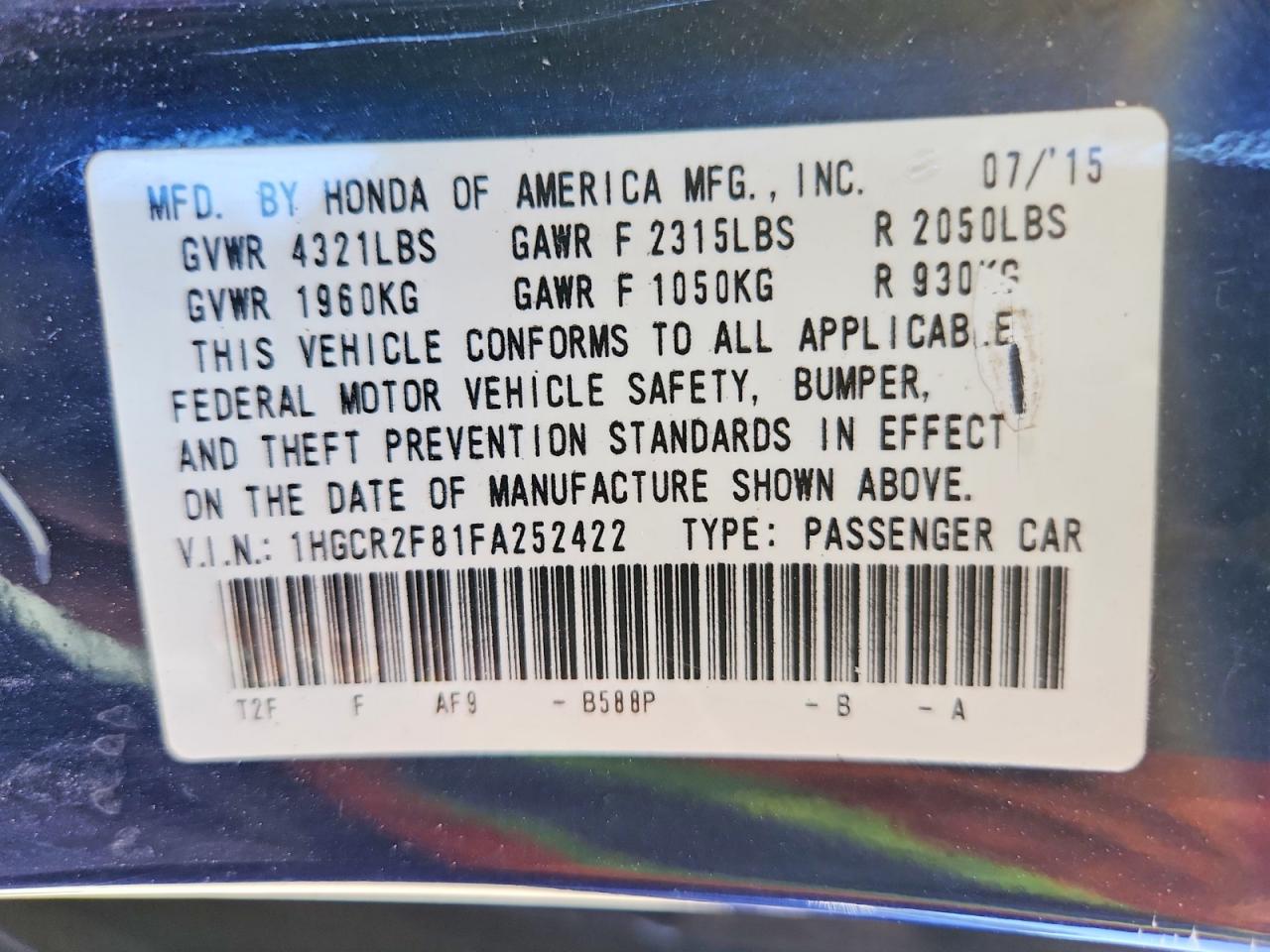 Honda Accord Exl