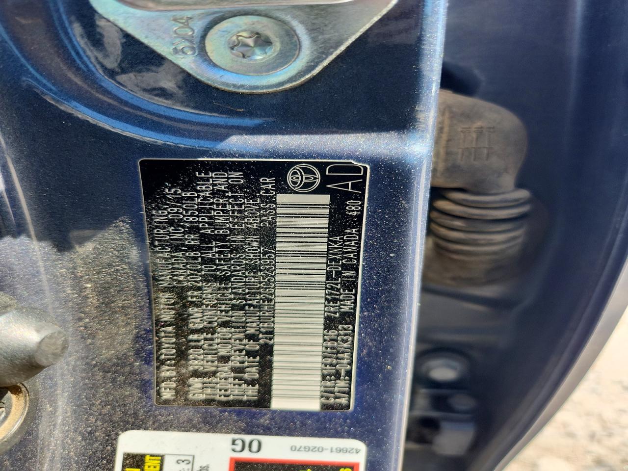Toyota Corolla Le Plus