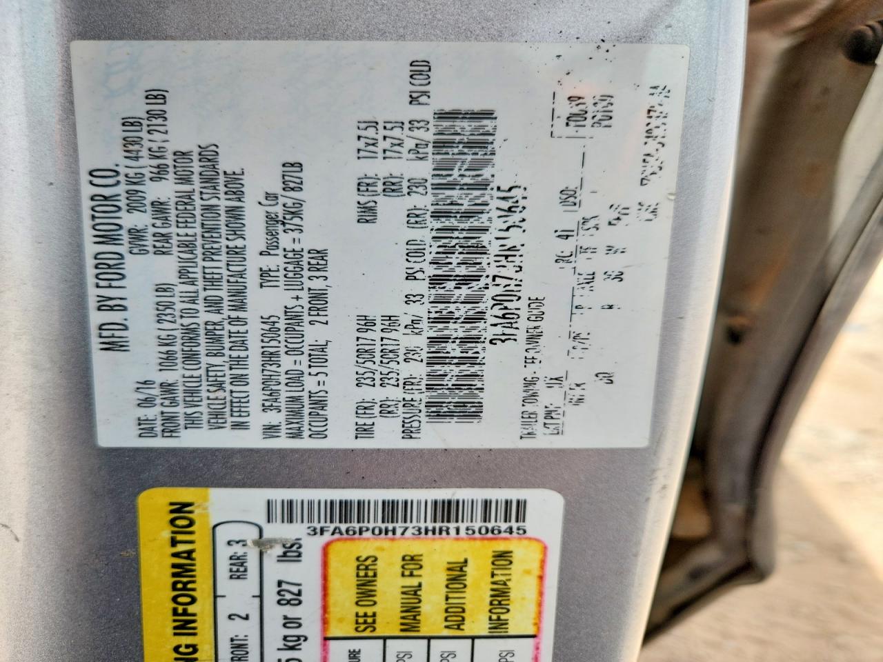 Ford Fusion Se