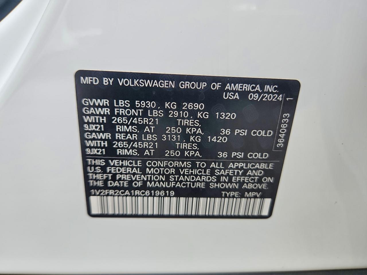 Volkswagen Atlas Sel Premium R-line