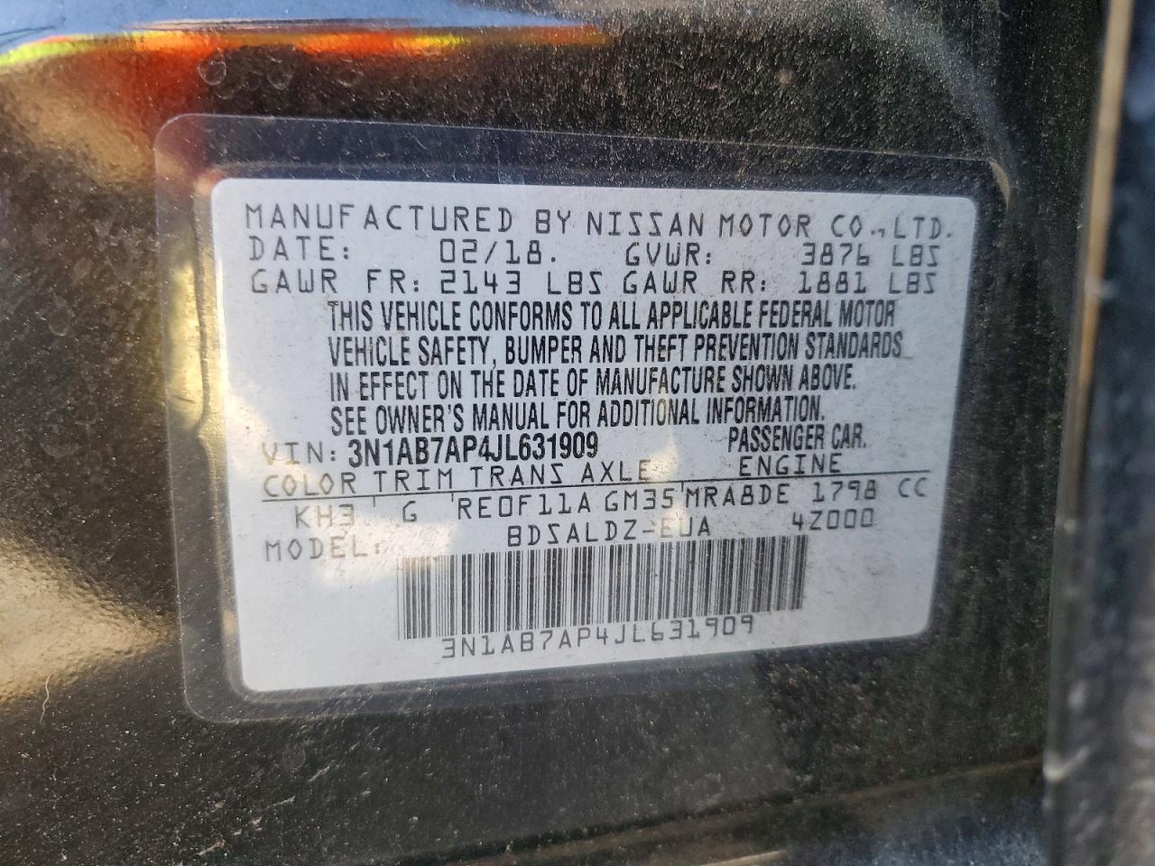 Nissan Sentra Sv