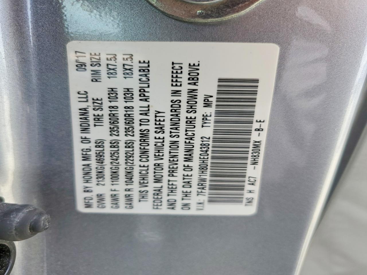 Honda Crv Exl