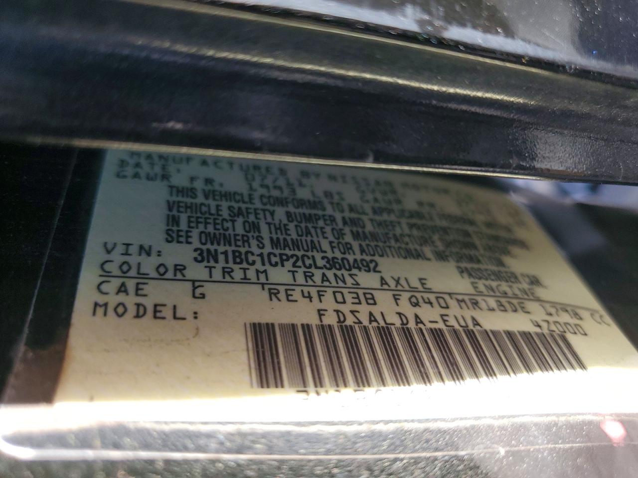 Nissan Versa 1.8 S
