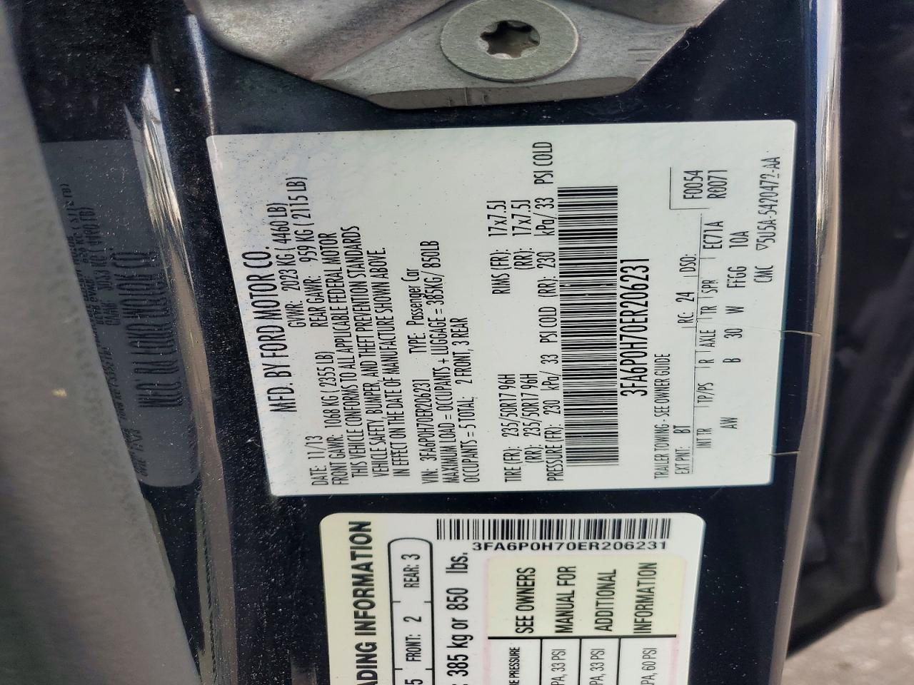 Ford Fusion Se