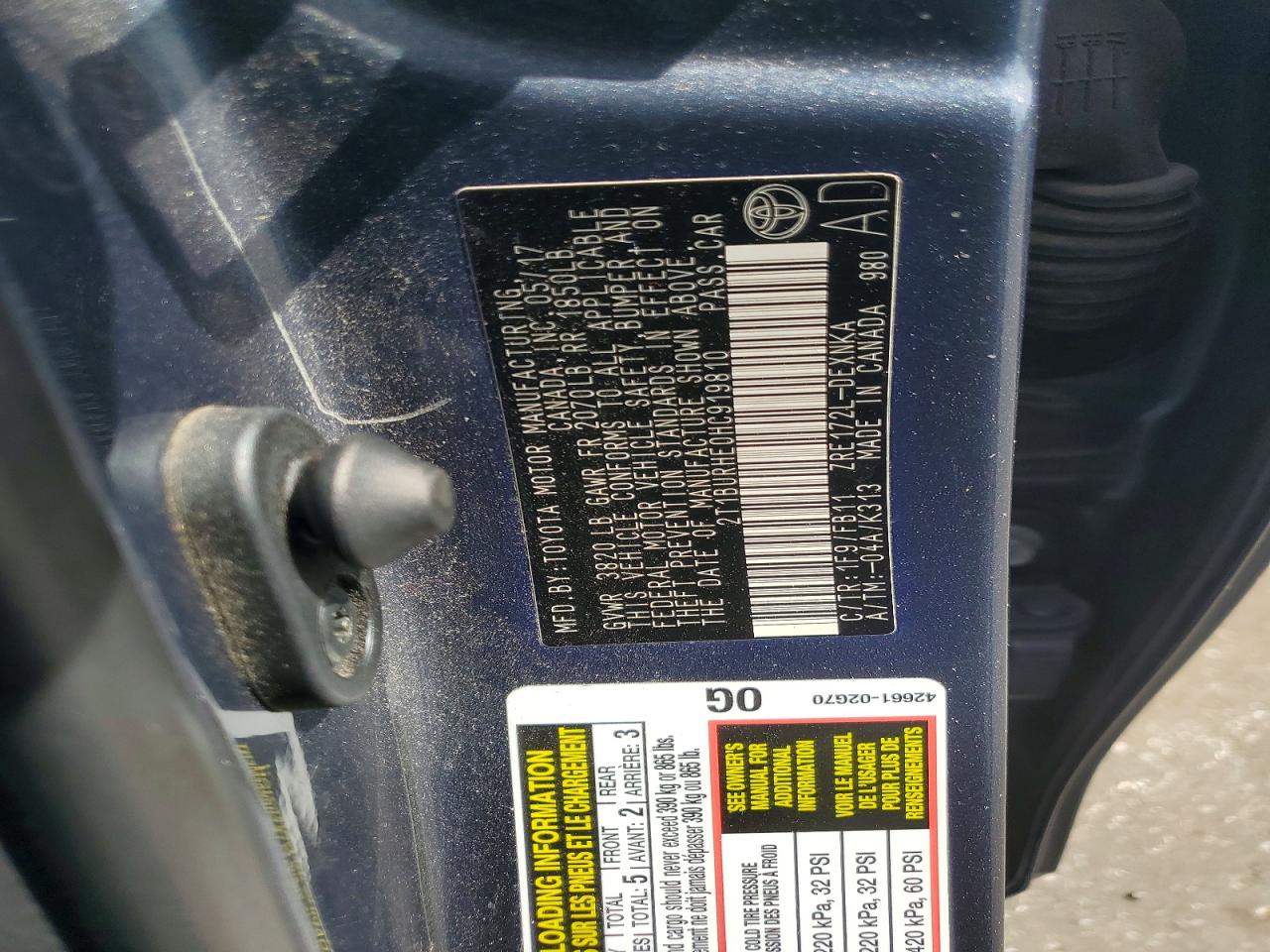 Toyota Corolla Le