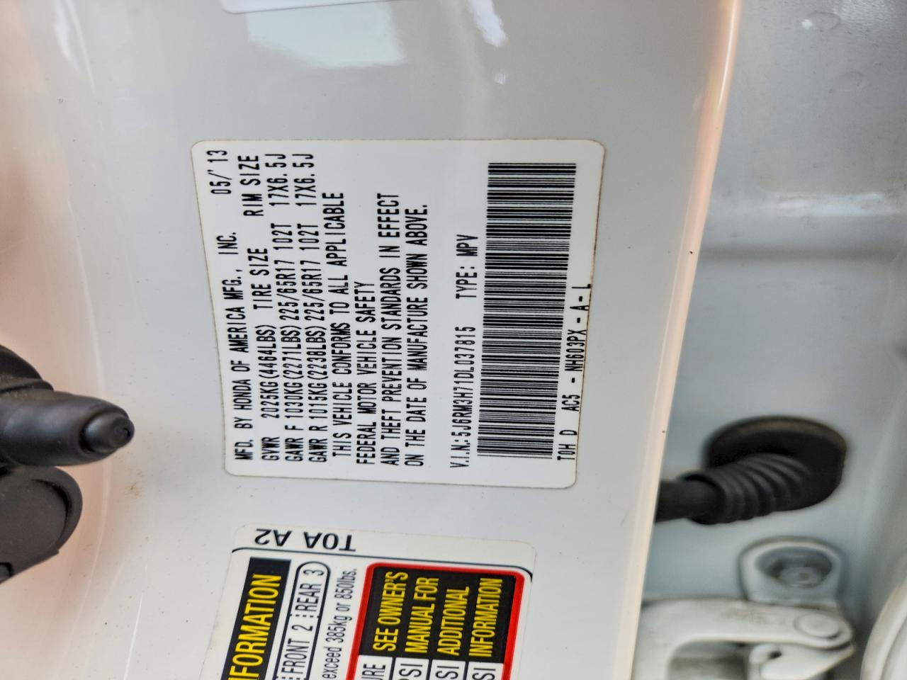 Honda Crv Exl