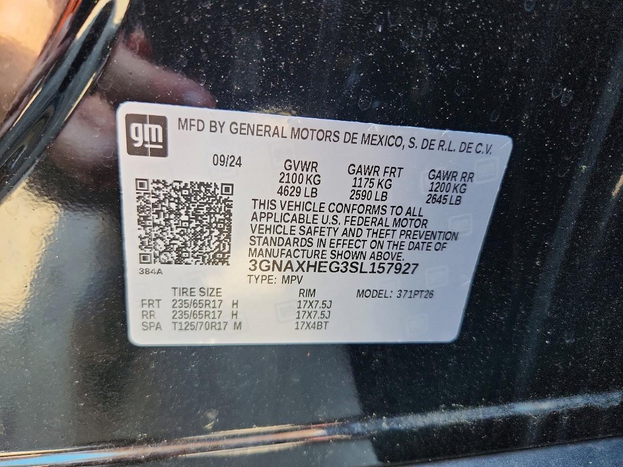 Chevrolet Equinox Lt
