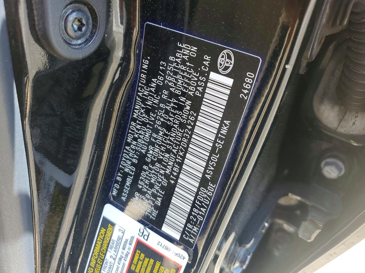 Toyota Camry Le