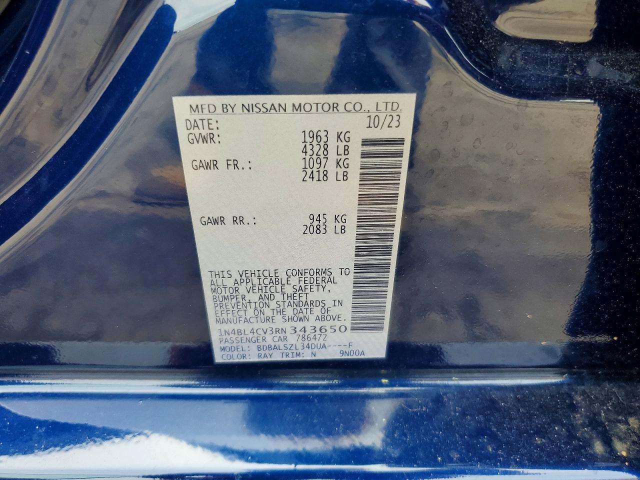 Nissan Altima Sr