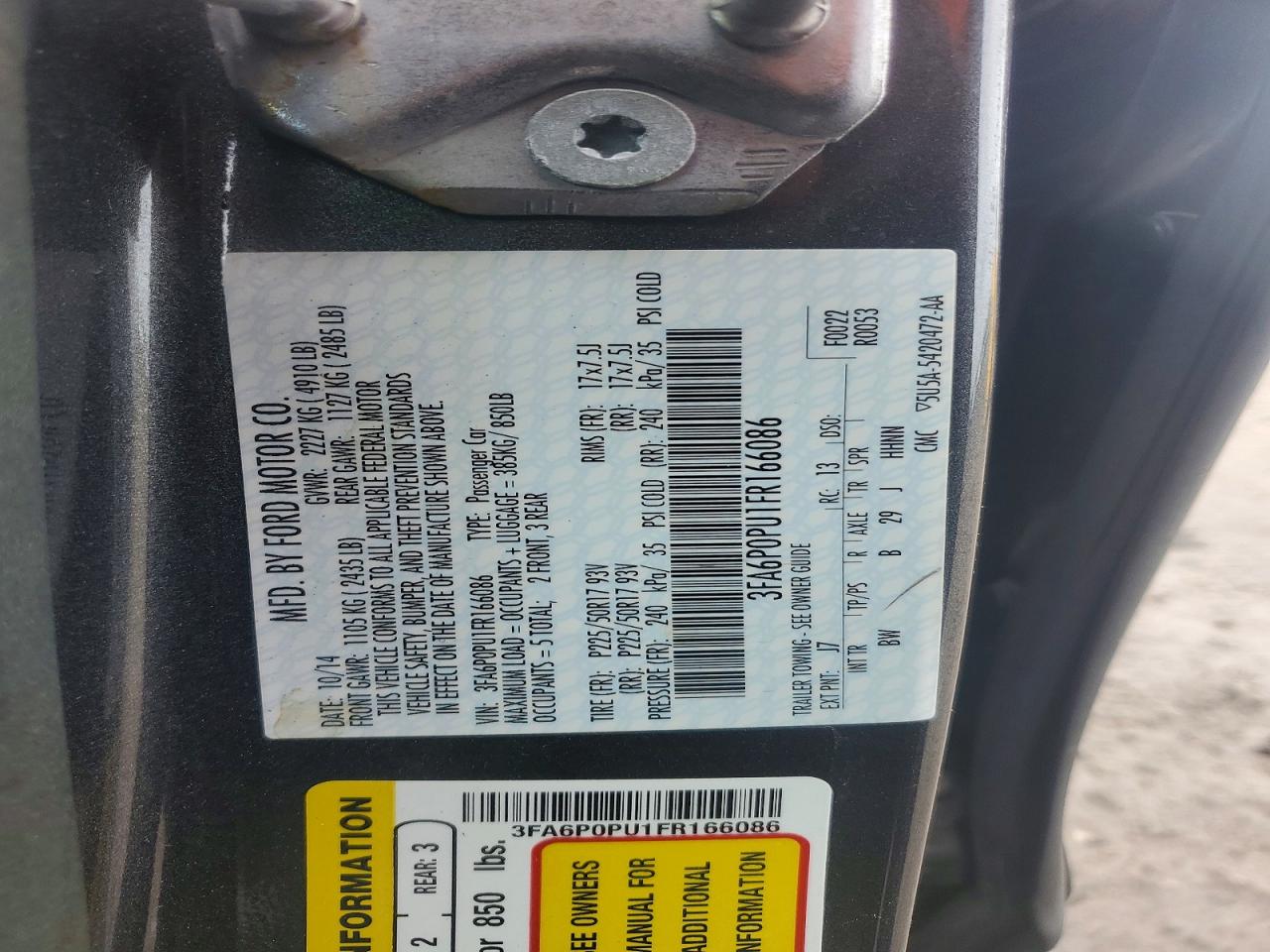 Ford Fusion Se Phev