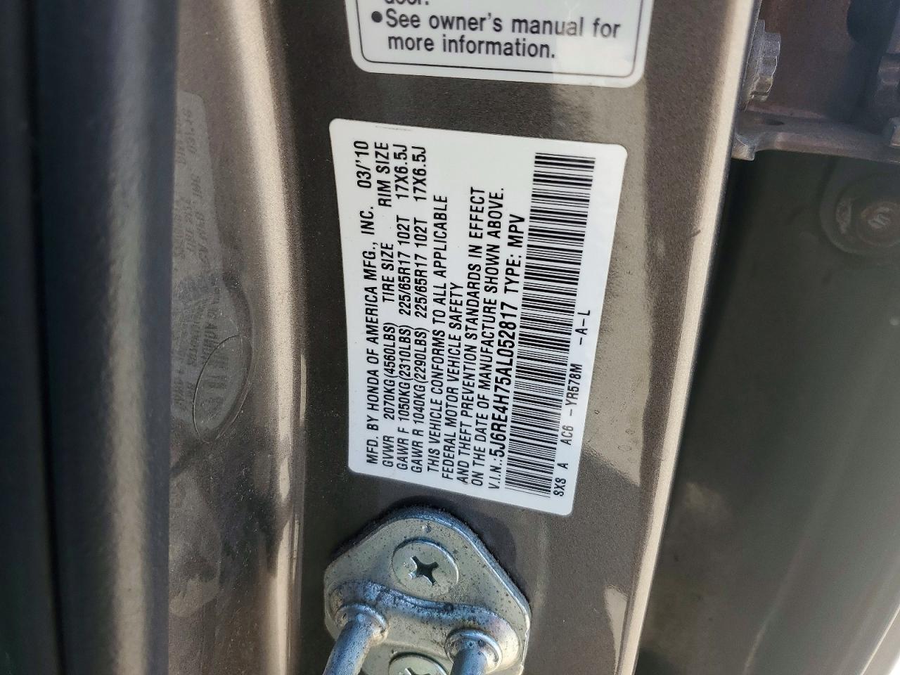 Honda Crv Exl