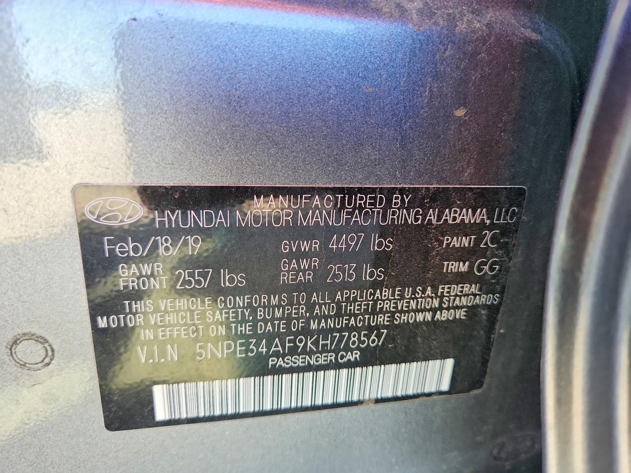 Hyundai SONATA Sel