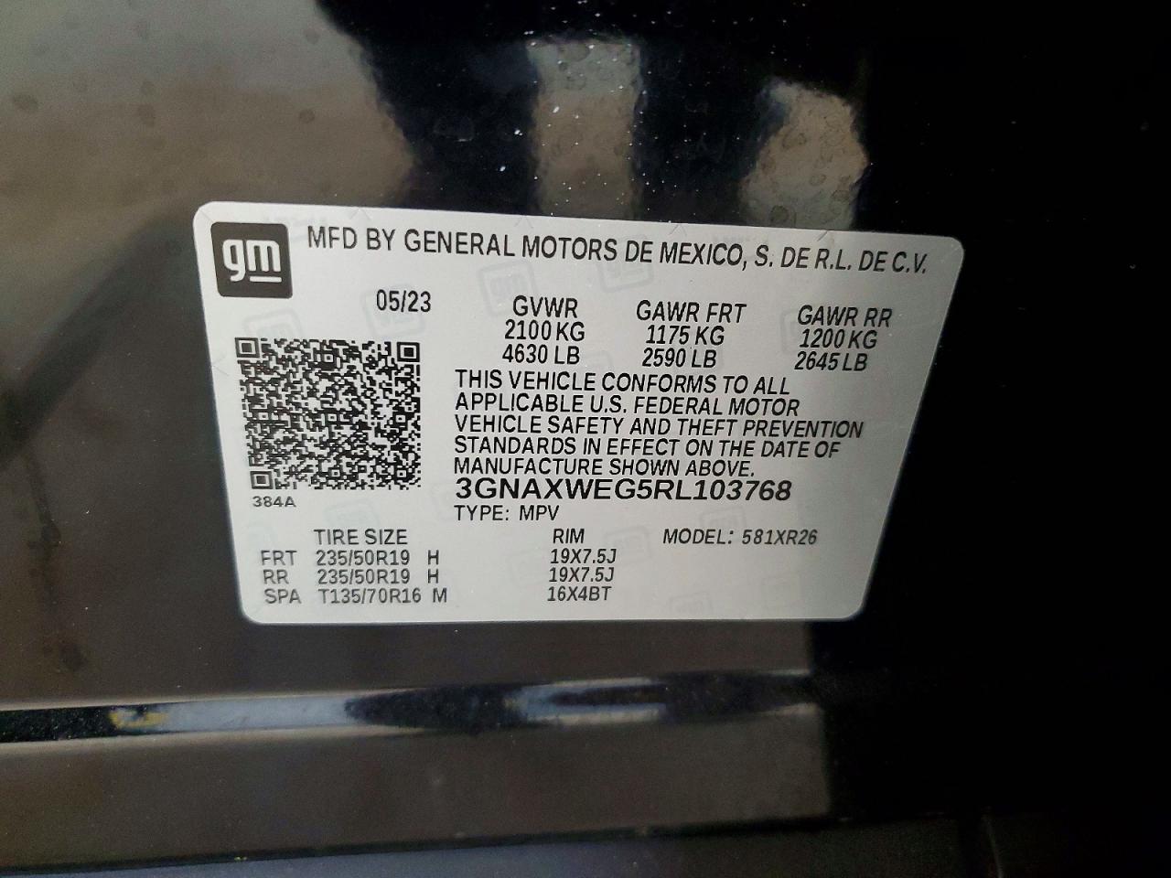 Chevrolet Equinox Rs