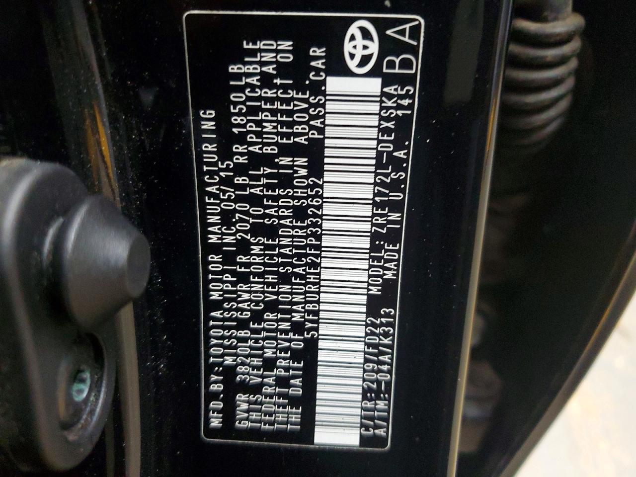 Toyota Corolla S Plus