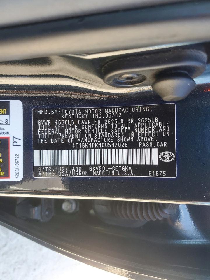 Toyota Camry Xle V6