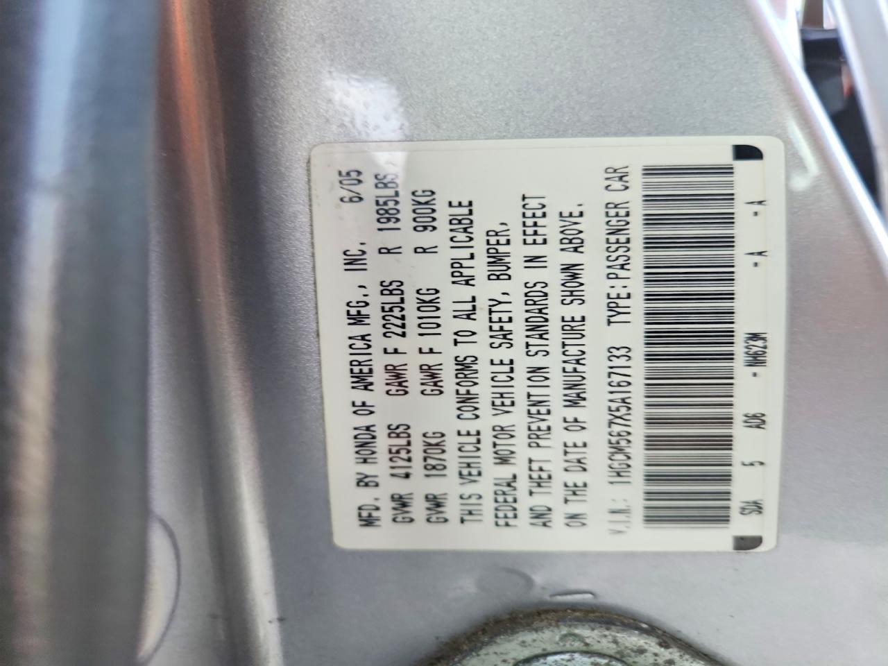 Honda Accord Ex