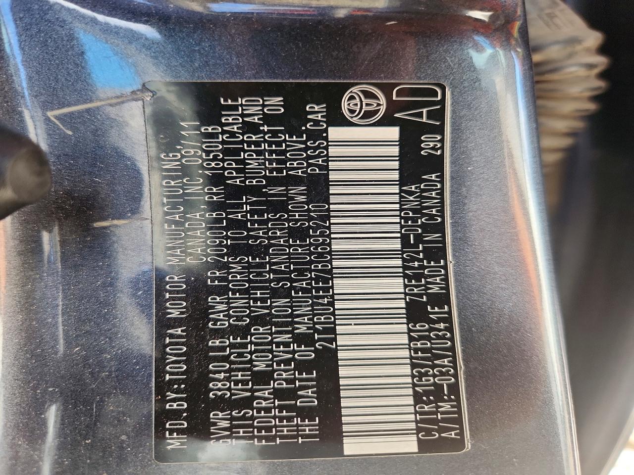 Toyota Corolla Le