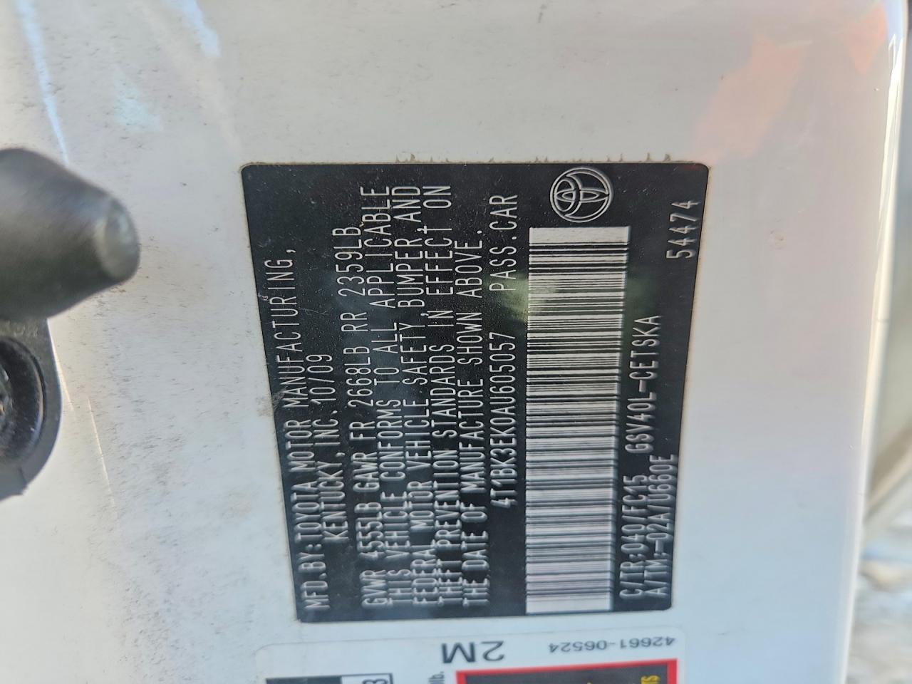 Toyota Camry Se V6