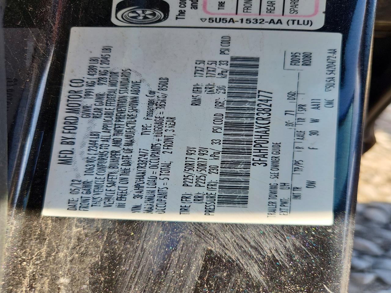 Ford Fusion Se