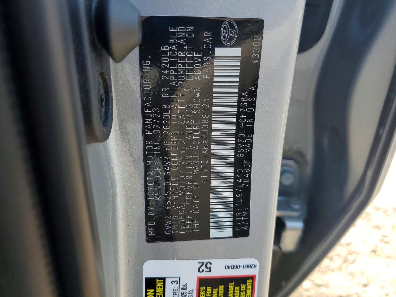 Toyota Camry Xle