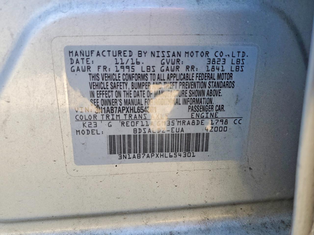 Nissan Sentra Sv