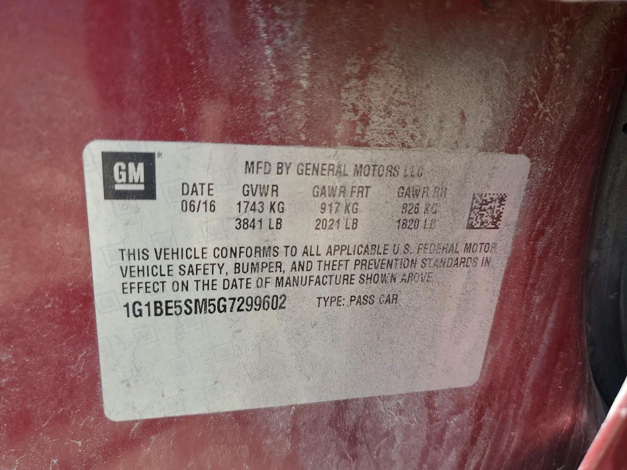 Chevrolet Cruze Lt